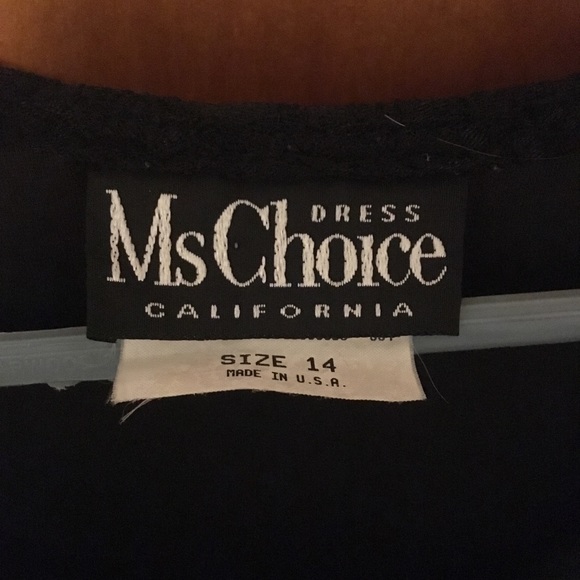 Ms. Choice long black lace dress - Picture 8 of 10